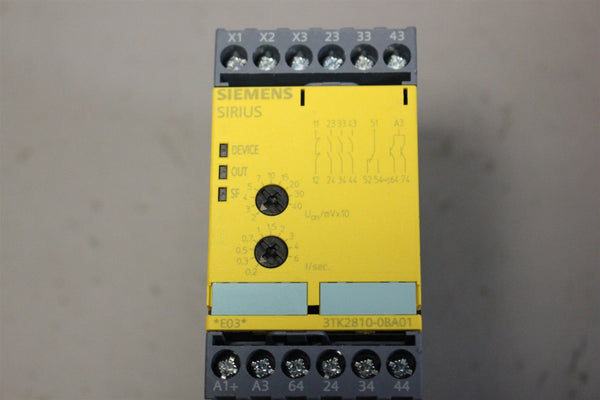 SIEMENS SIRIUS SAFETY RELAY 3TK2810-0BA01