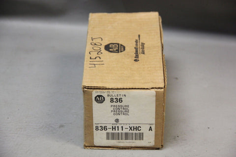 NEW ALLEN BRADLEY PRESSURE CONTROL UNIT 836-H11-XHC SER. A