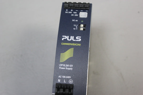UNUSED PULS AUTOMATION POWER SUPPLY CP10.241.S1