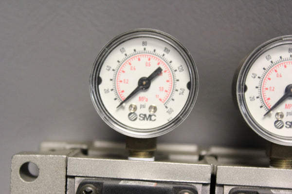 SMC 6 UNIT REGULATOR MANIFOLD  NARM3000-A-N03