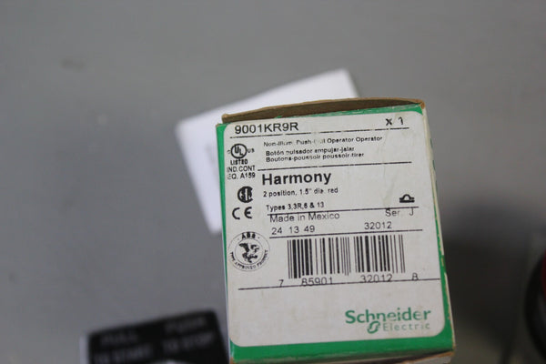 NEW SCHNEIDER RED EMERGENCY PUSHBUTTON  P/N: 9001KR9R