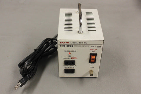 SANYO TSD-11U STEP DOWN TRANSFORMER POWER CONVERTER