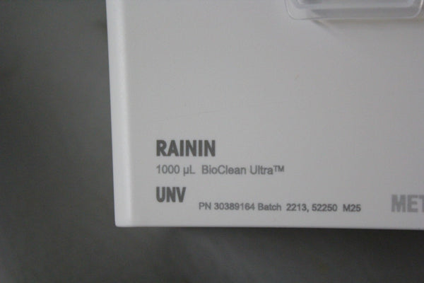 NEW BOX OF 96 RAININ BIOCLEAN ULTRA PIPETTE TIPS 1000ul 30389164