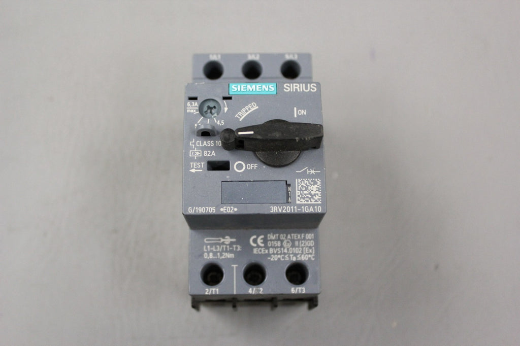 SIEMENS SIRIUS CONTACTOR MOTOR STARTER 3RV2011-1GA10