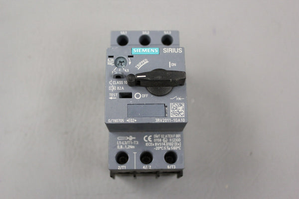 SIEMENS SIRIUS CONTACTOR MOTOR STARTER 3RV2011-1GA10