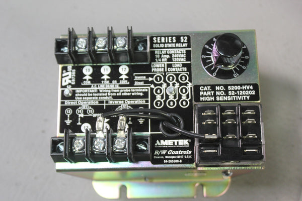 NEW AMETEK B/W CONTROLS SOLID STATE RELAY  5200-HV4