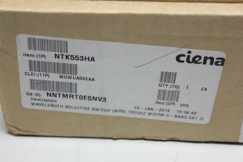 Ciena Bracket Kit Rear Exhaust NTK509JS Rev 003