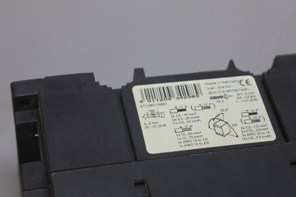 SIEMENS 3RT1045-1AK60 CONTACTOR