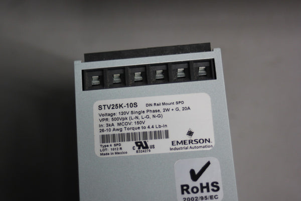 NEW EMERSON/SOLA SURGE PROTECTION/SUPRESSOR DEVICE STV25K-10S