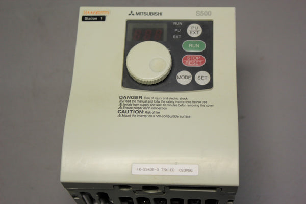 MITSUBISHI INVERTER DRIVE  FR-S540E-0.75K-EC