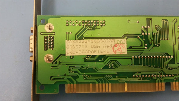 CIRRUS LOGIC INDUSTRIAL VGA ADAPTER CARD JAX8223D/V2