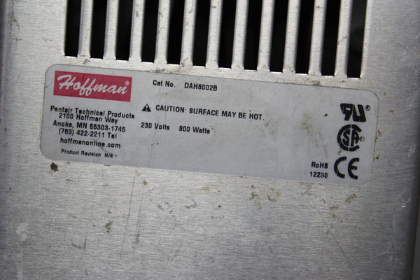 HOFFMAN CONTROL CABINET ELECTRIC HEATER DAH8002B