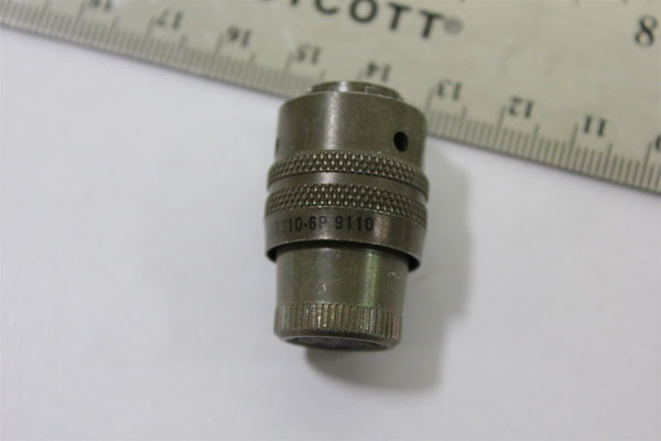  MILSPEC CURCULAR CONNECTOR PLUG MS3126E10-6P LEMO? AMPHENOL