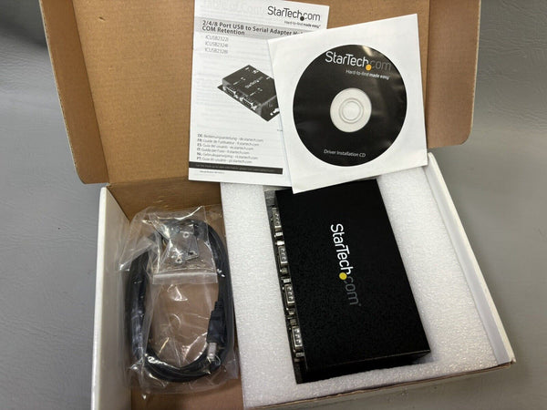 StarTech.com ICUSB23281 8-Port USB to RS232 Wall Mount DIN Rail Industrial