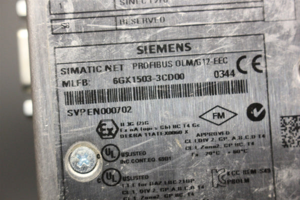 SIEMENS PROFIBUS OLM MODULE 6GK1503-3CD00