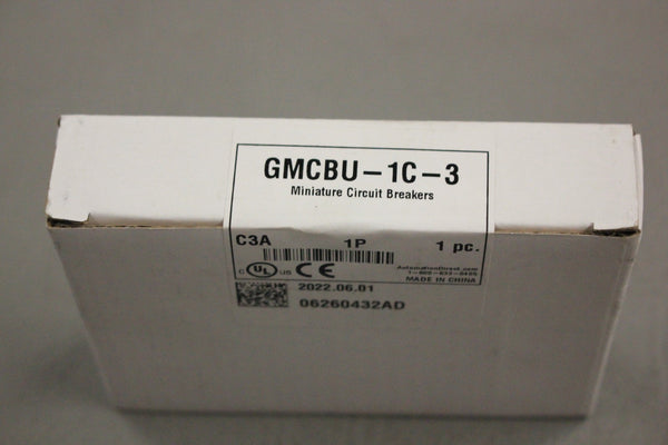 NEW AUTOMATION DIRECT GMCBU-1C-3 MINIATURE CIRCUIT BREAKER