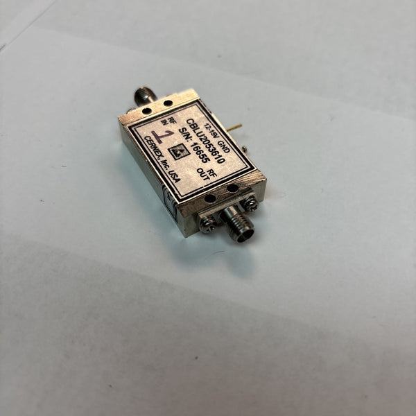 CERNEX CBLU2053610 Frequency Multiplier 12-15V GND