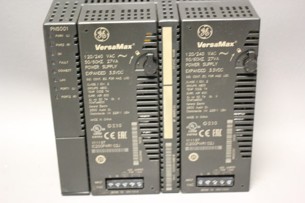 GE FANUC PROFINET SCANNER MODULE W/ 2 POWER SUPPLIES