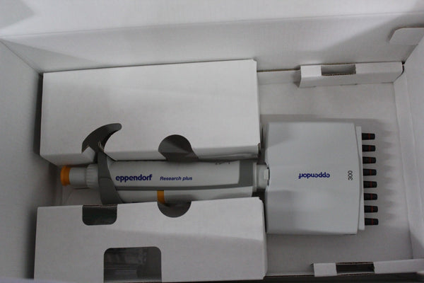 NEW EPPENDORF RESEARCH PLUS MULTI 8 CHANNEL 30-300 UL PIPETTOR 3125000052