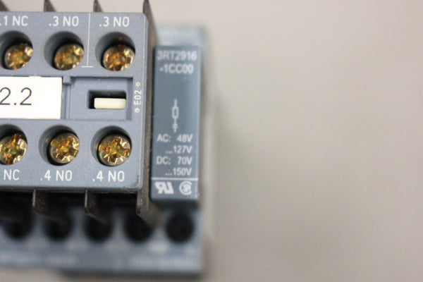 SIEMENS 3RT2017-1AF01 CONTACTOR