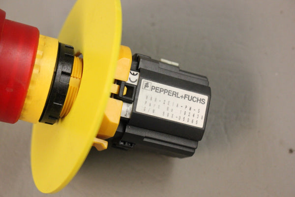 PEPPERl FUCHS VAA-2E1A-PM-S 192439 EMERGENCY STOP BUTTON