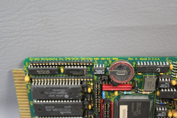 WINSYSTEMS STD BUS CPU BOARD LPM/MCM-SBC53SX 400-00159-000