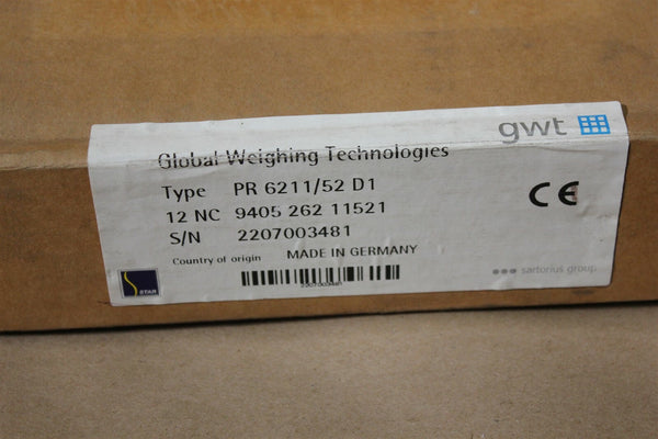NEW GWT LOAD CELL TRANSDUCER PR6211/52 D1