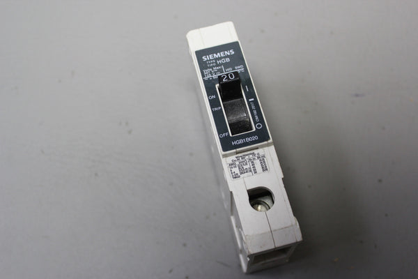 UNUSED NGB1B020  Siemens 20 Amp Breaker NGB1B020