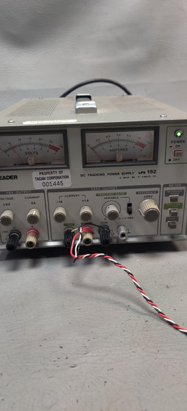 LEADER DC TRACKING POWER SUPPLY  LPS 152