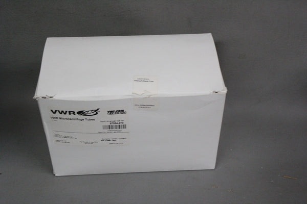 NEW BOX 500 VWR 1.7mL MICROCENTRIFUGE TUBES 87004-270