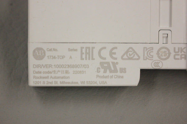 LOT OF 2 ALLEN BRADLEY 1734-TOP SER A TERMINAL MOUNTING BASES