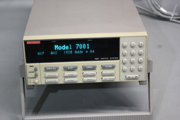 KEITHLEY 7001 SWITCH SYSTEM WITH 7057 MODULE