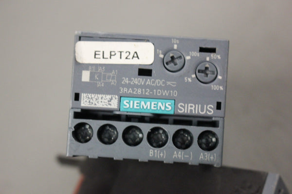 LOT OF TWO SIEMENS SIRIUS TIME RELAY 3RA2812-1DW10
