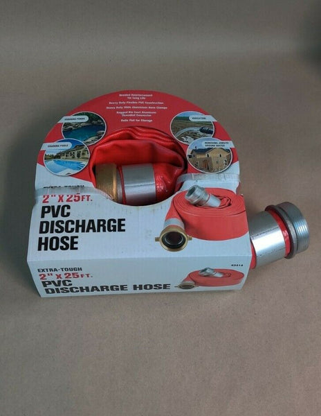 Harbor freight PVC Discharge Hose 2"x25 ft NEW