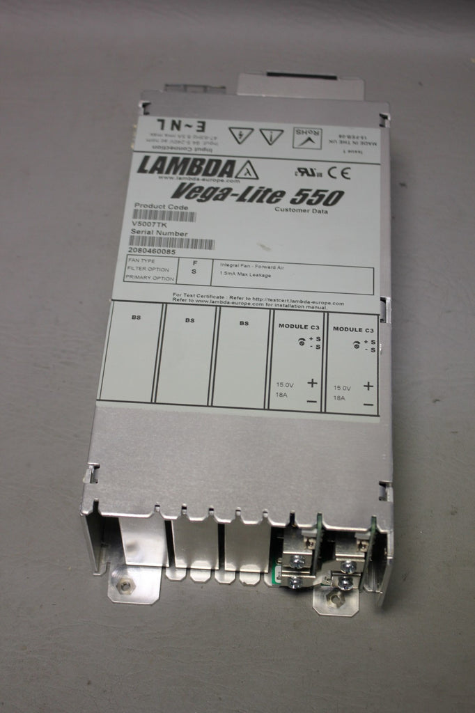 LAMBDA VEGA-LITE 550 POWER SUPPLY 15.0V 18A