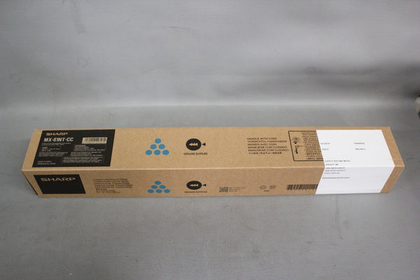 NEW GENUINE SHARP CYAN TONER CARTRIDGE MX-61NT-CC
