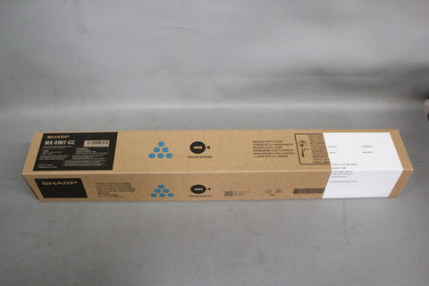 NEW GENUINE SHARP CYAN TONER CARTRIDGE MX-61NT-CC