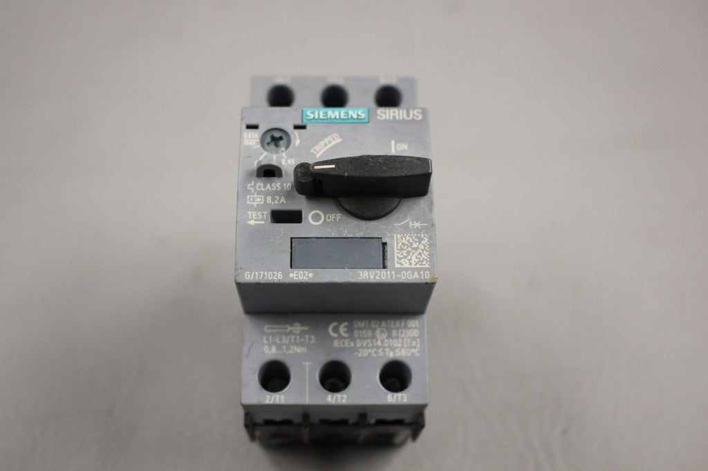 SIEMENS SIRIUS CIRCUIT BREAKER 3RV2011-GA10
