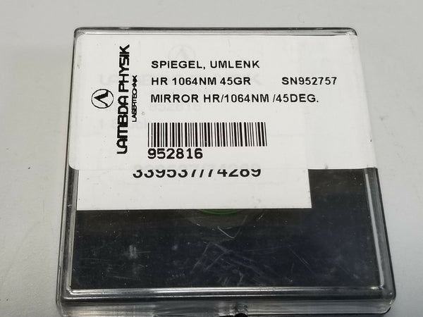 Lambda Physik Deflection Mirror HR 1064NM 45DEG 