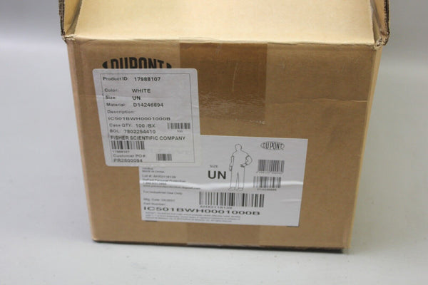 DUPONT FISHER TYVEK ISOCLEAN SLEEVE 100 PCS ONE SIZE 17988107