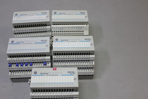 LOT OF 5 ALLEN BRADLEY FLEX I/O MODULES 1794-IB16/A