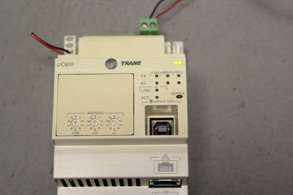 TRANE CHILLER CONTROL MODULE UC800 X13651144-01 REV. D