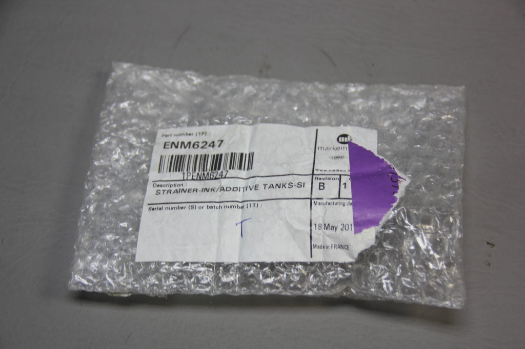 NEW MARKEM IMAJE ENM6247 INK STRAINER ADDITIVE TANKS SI