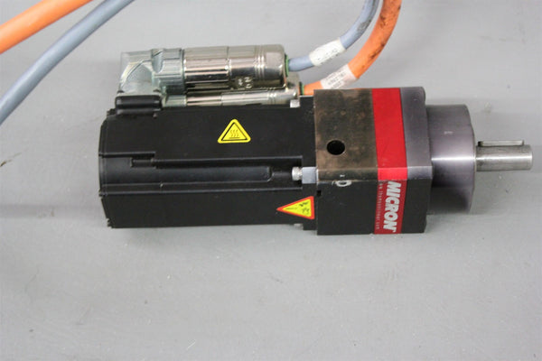 KOLLMORGEN SERVO MOTOR WITH MICRON GEAR HEAD AKM22E-ACBNR-01