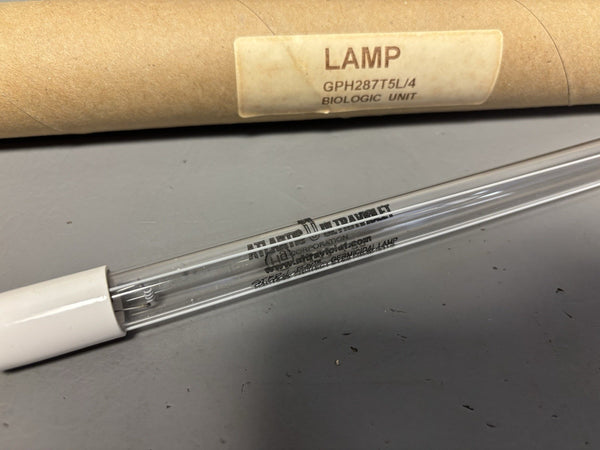 New GPH287T5L/4 Ultraviolet UV Lamp Bulb 4-pin Base 11 1/2"