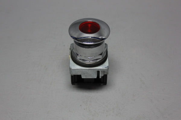 SIEMENS RED ILLUMINATED MUSHROOM HEAD PUSH PULL BUTTON 52PP2M2 W/52AAIM2