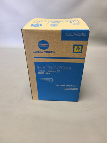 NEW KONICA MINOLTA BIZHUB C3320I YELLOW TONER CARTRIDGE TNP80Y AAJW232 OEM