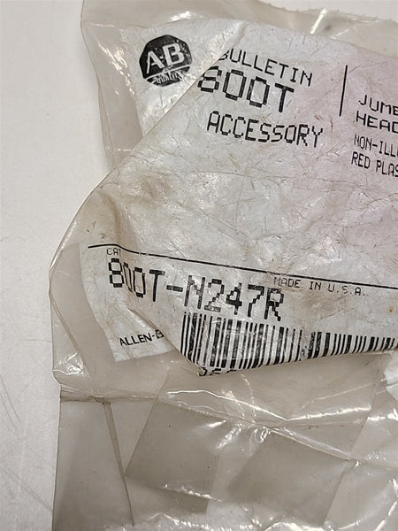 NEW ALLEN BRADLEY JUMBO RED MUSHROOM HEAD CAP 800T-N247R SER.A