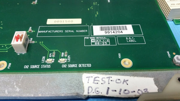 Electrosonic PC2523 ES5957 2CH Digital Input Card With Input I/O Card PC2524