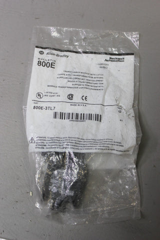 NEW ALLEN BRADLEY TRANSFORMER MODULE WITH LATCH 800E-3TL7 SER. B